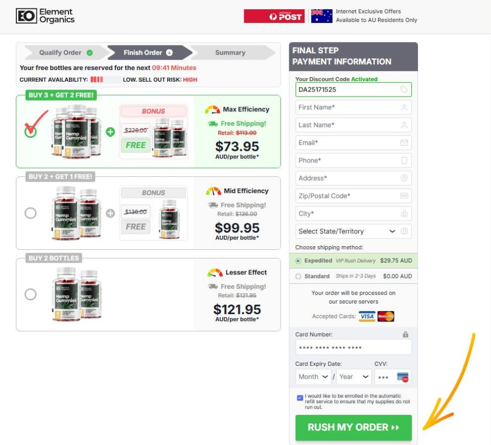Element Organics Hemp Gummies Austalia